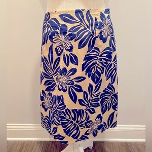Talbots Tropical Sequin Skirt